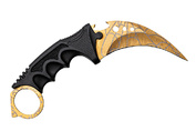 Nóż Karambit BSH Adventure CS:GO N-166J Gold Spider Web 
