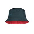 Buff kapelusz travel bucket dwustronny red navy rozmiar S/M