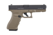 Wiatrówka pistolet Niksan Defence NKS GL17 Tan 4,5 mm BB Blow Back CO2