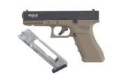 Wiatrówka pistolet Niksan Defence NKS GL17 Tan 4,5 mm BB Blow Back CO2