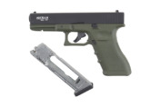 Wiatrówka pistolet Niksan Defence NKS GL17 Olive Drab 4,5 mm BB Blow Back CO2