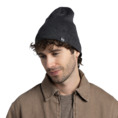Czapka Buff Knitted Beanie z wełny Merino Erviny Black