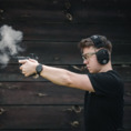 Słuchawki aktywne żelowe RealHunter Active ProSHOT QuadTAC Czarne SNR 27 dB