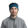 Opaska Buff z wełny Merino Wide Solid Ocean