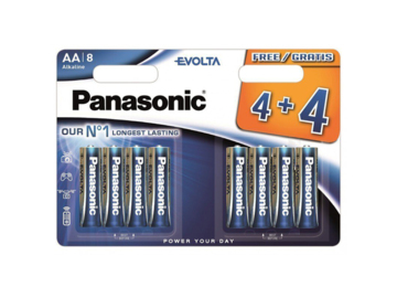 Bateria Panasonic Evolta AA LR6 kpl. 8 sztuk