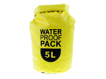 Worek żeglarski wodoodporny Waterfroof Pack 5l żółty