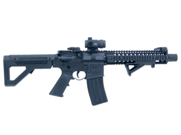 Crosman DPMS SBR z kolimatorem full auto blow back kal. 4,5 mm BB