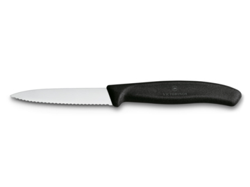 Nóż kuchenny ząbkowany Victorinox Swiss Classic 8cm czarny