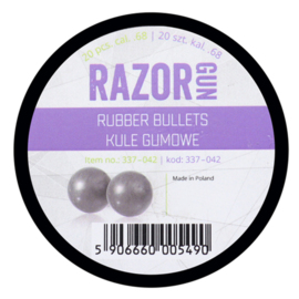 Kule Gumowe Razorgun 68 kal.68 op. 20 sztuk.