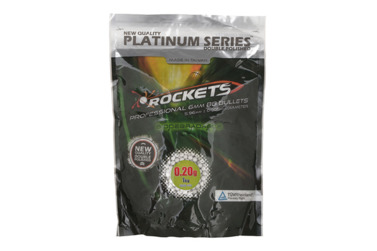 Kulki ASG Rockets Platinum Bio 0,2 grama 1 kg