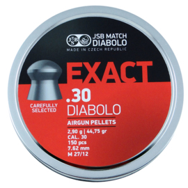 Śrut JSB Diabolo Exact kal. 7,62 150 sztuk 2,9 grama