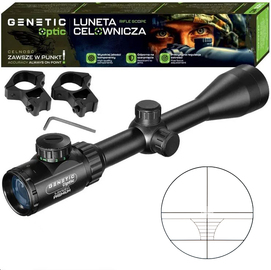 Luneta celownicza Genetic Optic 3-9x50 EG krzyżak Mil Dot