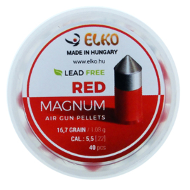 Śrut w teflonie Red Magnum kal. 5,5 mm 1,08 grama