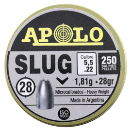 Śrut Apolo Slug kal. 5,5 mm 1,81 grama op. 250 sztuk