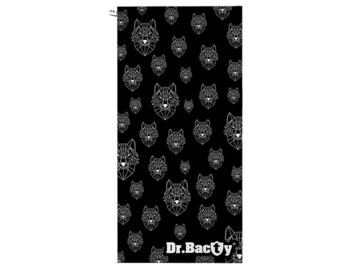Ręcznik z powłoką antybakteryjną szybkoschnący XL Wilki Dr. Bacty
