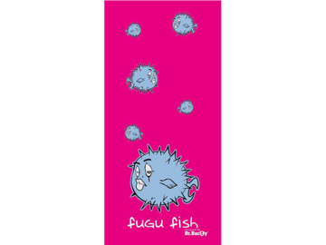 Ręcznik z powłoką antybakteryjną szybkoschnący L Fugu Fish Dr.Bacty