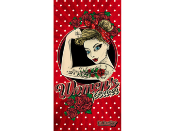 Ręcznik z powłoką antybakteryjną szybkoschnący XL Pin Up Girl Dr.Bacty