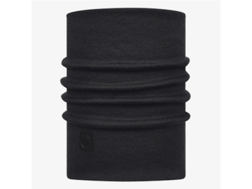 Buff komin chusta wełna merino Heavyweight Black