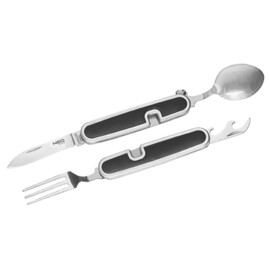 Niezbędnik sztućce turystyczne Neo Tools 4w1