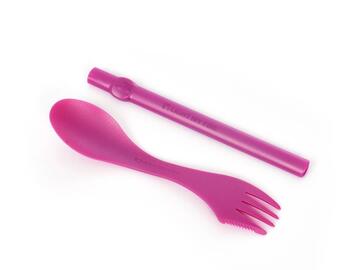 Niezbędnik Light My Fire zestaw Spork'n Straw Pinkmetal