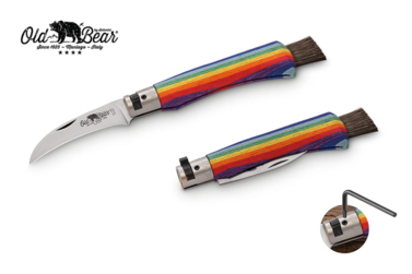 Nóż do grzybów Antonini Old Bear Rainbow M