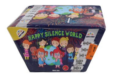 Wyrzutnia cicha Happy Silence World 49 strzałów BB49-2001 silent cake