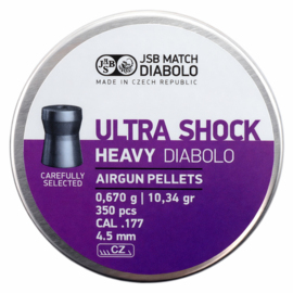 Śrut JSB Ultra Shock Heavy kal. 4.52 mm op. 350 sztuk