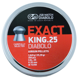 Śrut JSB Diabolo Exact King kal. 6,35 350 sztuk