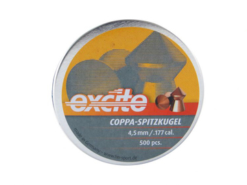 Śrut H&N Excite Coppa Spitzkugel miedziowany kal. 4,5 mm 