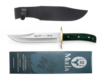 Nóż outdoorowy Muela BW-Classic-19G Green Jute Micarta Satin