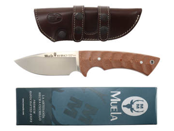 Nóż Muela Rhino-10SV.C/K Brown Canvas Micanta
