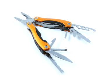 Multitool 8 funkcyjny z pokrowcem kolor orange