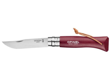 Opinel nóż Inox Colorama burgundy No.08