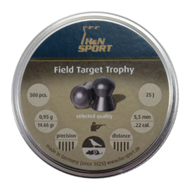 Śrut H&N Field Target Trophy kal. 5,54 mm op. 500 sztuk