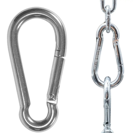 Karabińczyk do lin strażacki Hogler 12x140 mm