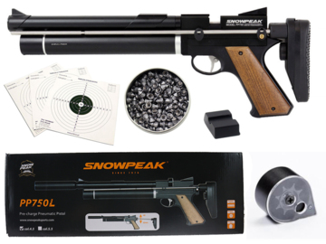 Wiatrówka pistolet Snow Peak PP750L PCP kal. 4,5 mm