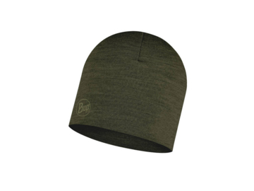 Buff czapka wełna merino Lightweight Bark khaki