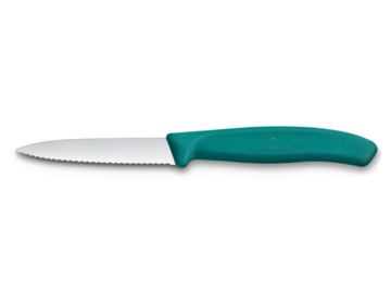 Nóż kuchenny ząbkowany Victorinox Swiss Classic 8cm kale green