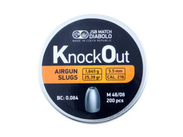 Śrut JSB Knock Out Slugs kal. 5.5 mm 200 sztuk