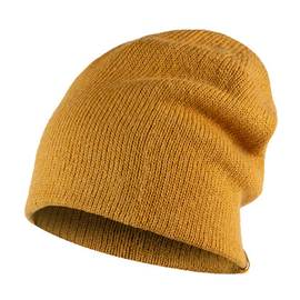 Buff czapka dzianina bawełna Knitted Jarn ocher żółty