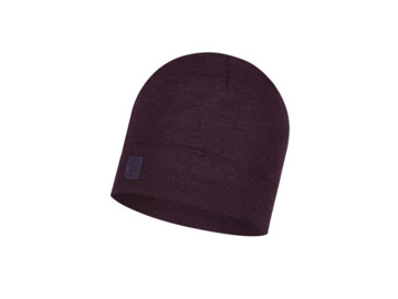 CZAPKA BUFF MERINO HEAVYWEIGHT HAT DEEP PURPLE