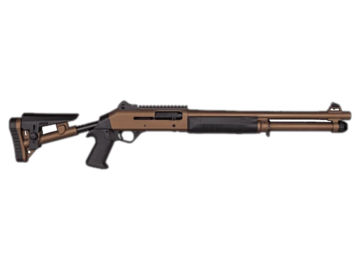 Strzelba samopowtarzalna AKSA S4 Tactical Bronze kaliber 12/76