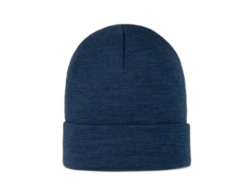 Buff czapka zimowa ciepła wełna merino heavyweight indigo niebieski