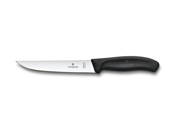 Nóż do porcjowania Victorinox Swiss Classic czarny blister