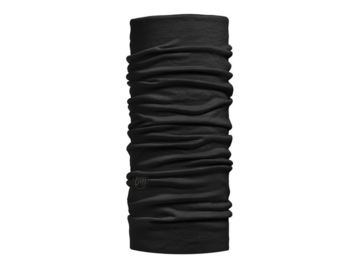 Buff komin hhusta wełna merino Lightweight Black