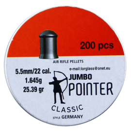 Śrut Jumbo Pointer 1,645g kal. 5,5 mm 200 sztuk