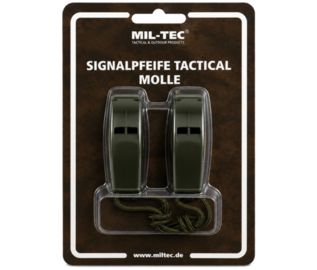 Gwizdek sygnalizacyjny Mil-Tec OD Green 2 sztuki