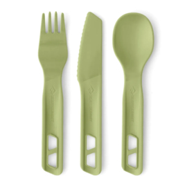 Zestaw sztućcy biwakowy Sea to Summit Horizon Cutlery Set green