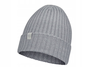 Buff czapka ciepła wełna merino Norval light grey