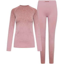 Bielizna termoaktywna damska Viking Altis Lady Set Merino XS różowa